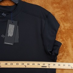 REPRESENT Shirt Mens Medium Black Pullover Crew 247 Run Tee Athletic Jersey Tee