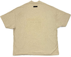 Fear Of God Essentials Mens T-Shirt V-Neck Sz Medium Oversize Gold Heather Tee