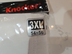 Knocker White 3 piece Tank Top A-Shirts 100% Cotton Size 3 XL (54-56) AKW001