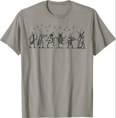 The Last of The Bugs Vintage Insect Music Humor Graphic T-Shirt