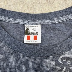 Nasca Lines Peru Shirt Mens Large Gray AOP Graphic Souvenir Rufyar’s