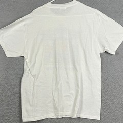 Vintage Stedman Hanes T-Shirt Mens Large White Royal Carribean Single Stitch USA