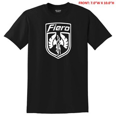 PONTIAC FIERO EMBLEM 7.0″W x 10.0″H UNISEX GILDAN T-SHIRT S-3X -12 COLOR OPTIONS