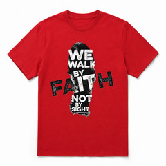 Men’s Christian Graphic Print Casual Crew Neck T-Shirt Streetwear Fashion Tee