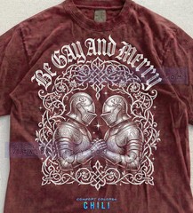 Be Gay And Merry Knights LGBTQ Pride Comfort Tee
