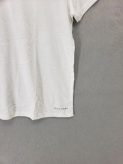 Tahari Shirt Mens XL White V Neck Lightweight Basic Tee Short Sleeve Summer Top