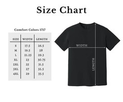 Comfort Colors 1717 Blank T-Shirt Soft-Washed Unisex Tee | Premium Black