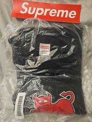 Supreme x Toy Machine Devil Logo T-Shirt Black XL SS24 Sealed + Box Logo Sticker