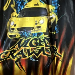 No Boundaries Night Crawler Dragon Car Graphic T-Shirt Black XL