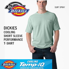 DICKIES Cooling Shirt Mens 3XL XXXL Green Outdoor Casaul Pocket Tee Work NWT