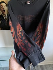 Faded Vintage 2006 Harley Davidson Flame Long Sleeve – Size XL