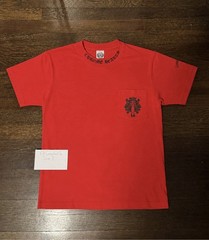 VINTAGE RED CHROME HEARTS DAGGERMEDIUM T-SHIRT