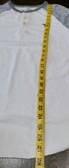 American Eagle Thermal Base Layer Men’s M Ivory Gray Logo Y2K NWOT Cotton Blend