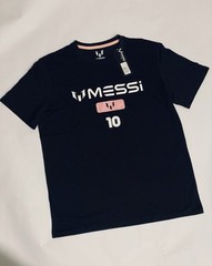 Messi Collection Black T-shirt with White & Pink Graphic. Size L. Brand New NWT