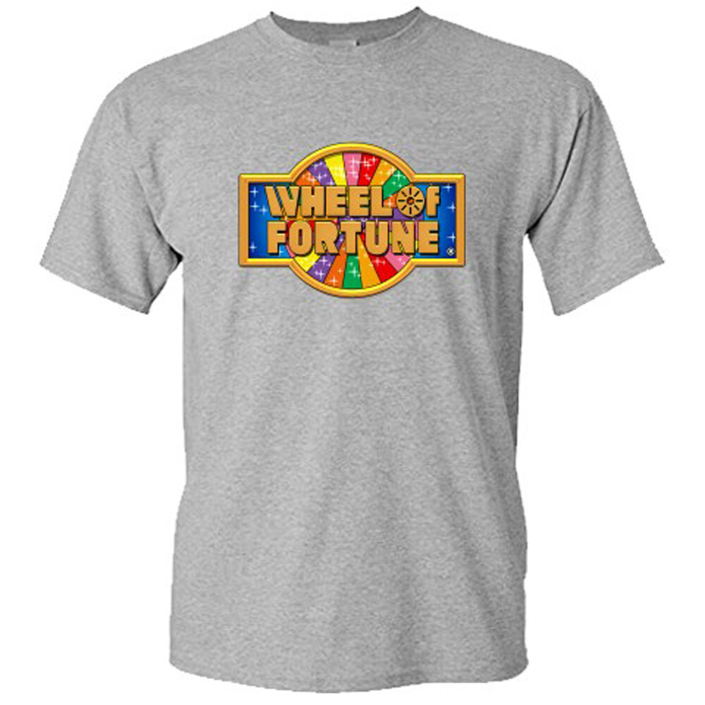 Wheel of Fortune Men’s Grey T-Shirt Size S-5XL