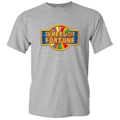 Wheel of Fortune Men’s Grey T-Shirt Size S-5XL