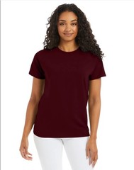 Hanes 5170 5XL EcoSmart Crewneck Short Sleeve Tee Pit to Pit 31″ Unisex Maroon