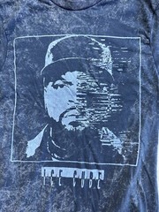 Ice Cube Picture Blue Print Tshirt Short Sleeve Graphic Tee Mens Small Digital