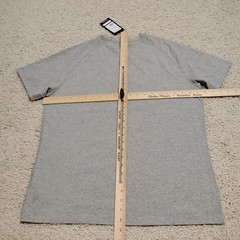Public Rec Go-To Short Sleeve Shirt Mens Medium Gray Performance Henley Pima