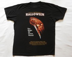 John Carpenter’s Halloween T Shirt 2015 Version Classic Logo Slasher Horror L