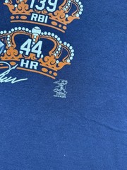 2012 Detroit Tigers Miguel Cabrera Stats Tshirt Men’s Medium AVG RBI HR
