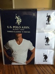 U.S. Polo Assn. Classic V-neck T-Shirt S M L XL XLT 2XLT 3XLT 4XLT
