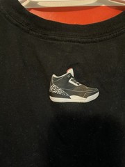 Air Jordan Men’s Short Sleeve Size 2XL Black