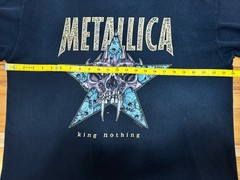 Metallica King Nothing T-Shirt XL Pushead Skull Faded Charcoal Boxy Band Tee
