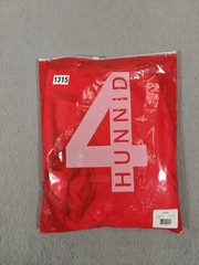 4Hunnid Shirt Mens Medium White Try Your Luck Brass Knuckles Graphic Tee New