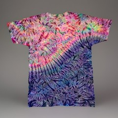*New* 2XL – Sm Handmade Tie Dye, Cruncht Crinkle Nerds Grape Berry, Crew & V