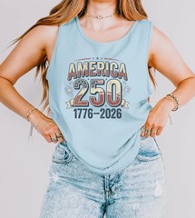 America Patriotic Comfort Tank Top