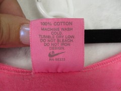Vintage Nike Aqua Sock Tank Top Mens XL Neon Pink Single Stitch 90s USA