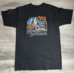 Harley-Davidson Pueblo Colorado Outpost Wolf Call Of The Wild Double Sided Large