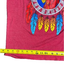 Pacer Honduras Souvenir T-Shirt Pink Size Medium Scarlet Macaw Maya Graphic Tee