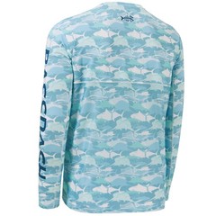 Men’s Camo Fishing Shirts UPF 50+ Long Sleeve Quick Dry Lightweight T-Shirts …