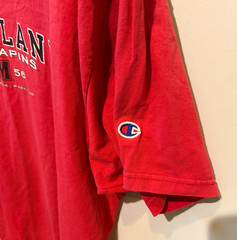 Vintage Maryland Terrapins Champion T-Shirt Mens Size XL Red 90s RARE Y2K