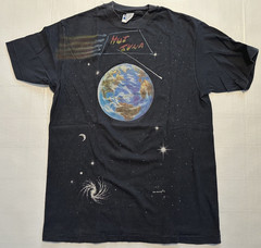 Vintage Hot Tuna Space Tour Band T-Shirt USA Large Jorma Kaukonen 1980s