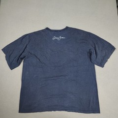 VINTAGE 90s Sean Jean Shirt Men 2XL Navy Script Logo Puff Daddy Bad Boy USA Made