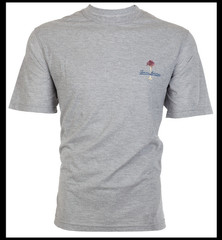 $45 TOMMY BAHAMA Grey ONE SWAY AT A TIME Relaxed Fit Short Sleeve T-shirt NWT