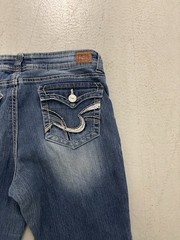 Lei Womens Y2K Bootcut Jeans Denim Blue Size 13 Long