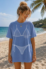 Bachelorette Party T Shirt Seashell Beach Theme Matching Tee Bride Squad Gift