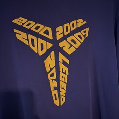 Nike Dri-FIT Kobe Bryant Legends Last Forever Purple Graphic Tee Men’s L