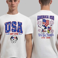 We The People America 250 Cartoon Graphic T-Shirt