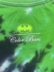 Joker Harley Quinn x Color Bars Tie Dye Men’s Batman Black Green Tee L