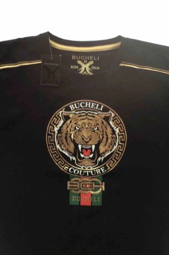 Men’s Bucheli T Shirt,Italian Style,Cotton,Slim Fit,Stretch M…..A4.M