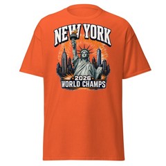 New York World Champs Shirt 2026 NY Basketball Statue of Liberty
