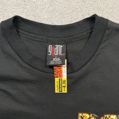 MTV 90s Single Stitch Black Skull Graphic DEADSTOCK Size L Vintage Giant Tag