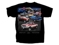 Joe Blow T’s Ford Trucks Service Station Men’s Black T-Shirt F-150 F Series