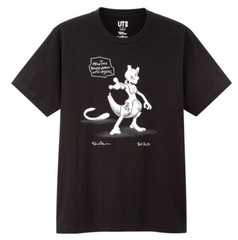 Daniel Arsham Uniqlo Crystal MewTwo Pokemon T-Shirt US Men’s Size XSmall Black
