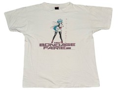 Rare Vintage 90s Fashion Victim Bond*ge Fairies Promo Anime Graphic BDSM Shirt L
